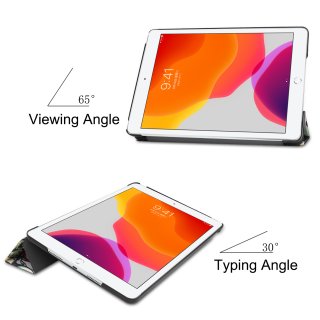Tablet H&uuml;lle f&uuml;r Apple iPad 10.2 Zoll 2019/2020/2021 Slim Case Etui mit Standfunktion und Auto Sleep/Wake Funktion