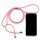 Schutzhülle mit Handykette für Apple iPhone 11 6.1 Zoll längenverstellbar Dünn Case Tasche Outdoor Handyhülle aus TPU Stoßfest Extra Schutz Leicht Rosa