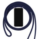 Schutzhülle mit Handykette für Apple iPhone 11 6.1 längenverstellbar Zoll Dünn Case Tasche Outdoor Handyhülle aus TPU Stoßfest Extra Schutz Leicht Blau