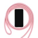 Schutzhülle mit Handykette für Apple iPhone 11 Pro 5.8 Zoll längenverstellbar Dünn Case Tasche Outdoor Handyhülle aus TPU Stoßfest Extra Schutz Leicht Rosa