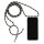 Handytasche für Apple iPhone 11 Pro 5.8 Zoll längenverstellbar Slim Schutzhülle Bumper Outdoor Handyhülle aus TPU Stoßfest Extra Schutz Handykette Blau-Schwarz
