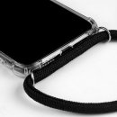Schutzhülle zum Umhängen für Apple iPhone 11 Pro 5.8 Zoll längenverstellbar Dünn Case Tasche Outdoor Handyhülle aus TPU Stoßfest Extra Schutz Handytasche Schwarz