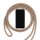 Umhängehülle für Apple iPhone 11 Pro 5.8 Zoll längenverstellbar Slim Case Cover Outdoor Handyhülle aus TPU zum Umhängen Beige