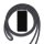 Cover mit Handykette für Apple iPhone 11 Pro 5.8 Zoll längenverstellbar Slim Schutzhülle Bumper Outdoor Handyhülle aus TPU Stoßfest Extra Schutz Leicht Grau