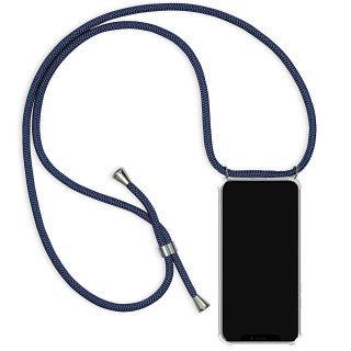 Schutzhülle mit Handykette für Apple iPhone 11 Pro 5.8 längenverstellbar Zoll Dünn Case Tasche Outdoor Handyhülle aus TPU Stoßfest Extra Schutz Leicht Blau
