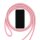 Schutzhülle mit Handykette für Apple iPhone 11 Pro Max 6.5 Zoll längenverstellbar Dünn Case Tasche Outdoor Handyhülle aus TPU Stoßfest Extra Schutz Leicht Rosa