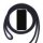 Schutzhülle zum Umhängen für Apple iPhone 11 Pro Max 6.5 Zoll längenverstellbar Dünn Case Tasche Outdoor Handyhülle aus TPU Stoßfest Extra Schutz Handytasche Schwarz