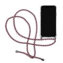 Case zum Umhängen für Apple iPhone 11 Pro Max 6.5 Zoll längenverstellbar Dünn Cover Schutzhülle Outdoor Handyhülle aus TPU Stoßfest Extra Schutz Robust Lila