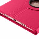 Case für Apple iPad 10.2 Zoll 2019/2020/2021 Schutzhülle Smart Cover Hülle 360° Drehbar in Farbe Dunkelpink