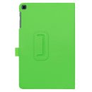 2in1 Schutzset Smartcover für Galaxy Tab A 10.1 Zoll SM-T510 SM-T515 Bookcover mit Energiesparfunktion + Schutzglasfolie Grün