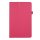 2in1 Schutzset Bookcover für Samsung Galaxy Tab A 10.1 Zoll SM-T510 SM-T515 Smartcover Faltbar + Display Schutzfolie Pink