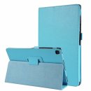 2in1 Tabletschutz Tasche für Galaxy Tab A 10.1 Zoll SM-T510 SM-T515 Etui Leicht + Tabletschutz Glas Hellblau