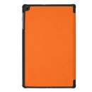 2in1 Tabletschutz Schutzhülle für Samsung Galaxy Tab A 10.1 Zoll SM-T510 SM-T515 Case Aufstellbar + Display Schutzglas Orange