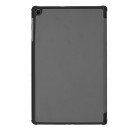 2in1 Set Case für Samsung Galaxy Tab A 10.1 Zoll SM-T510 SM-T515 Schutzhülle Knickbar + Display Glas Grau