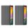 2in1 Set Case für Galaxy Tab A 10.1 Zoll SM-T510 SM-T515 Schutzhülle Knickbar + Display Glas Grau