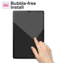 2in1 Tabletschutz Tasche für Samsung Galaxy Tab A 10.1 Zoll SM-T510 SM-T515 Etui Leicht + Tabletschutz Glas Weiß