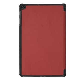 2in1 Set Tabletcase für Galaxy Tab A 10.1 Zoll SM-T510 SM-T515 Cover Slim + Displayglas Weinrot