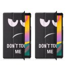 2in1 Schutzset Bookcover für Galaxy Tab A 10.1 Zoll SM-T510 SM-T515 Smartcover Faltbar + Display Schutzfolie