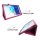 2in1 Set für Samsung Galaxy Tab S6 10.5 SM-T860 SM-T865 Tablet mit Etui + Schutzglas mit Auto Sleep/Wake Hülle Dunkelpink