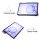 2in1 Set für Samsung Galaxy Tab S6 10.5 SM-T860 SM-T865 Tablet mit Smartcover + Schutzglas mit Auto Sleep/Wake Hülle Weiß