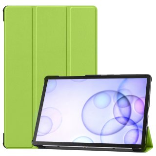 2in1 Set f&uuml;r Samsung Galaxy Tab S6 10.5 SM-T860 SM-T865 Tablet mit Magnet Etui + Schutzglas mit Auto Sleep/Wake H&uuml;lle Gr&uuml;n