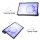 2in1 Tablet Set für Samsung Galaxy Tab S6 10.5 SM-T860 SM-T865 mit Cover Auto Sleep/Wake + Schutzfolie Hülle Smart Case Hartglas