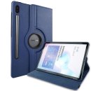 2in1 Set für Samsung Galaxy Tab S6 10.5 SM-T860 SM-T865 mit Smart Cover + Schutzglas 360° Rundumschutz Hülle Cover Displayfolie Blau