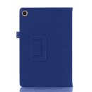 2in1 Tabletschutz Cover für Galaxy Tab S5e 10.5 Zoll SM-T720 SM-T725 Rundumschutz Slim + Glas Blau