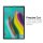 2in1 Tabletschutz Tasche für Galaxy Tab S5e 10.5 Zoll SM-T720 SM-T725 Stoßfest Leicht + Tabletschutz Glas Rot