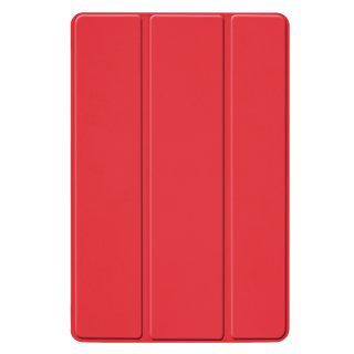 2in1 Set Etui für Galaxy Tab S5e 10.5 Zoll SM-T720 SM-T725 Tasche mit Auto Ruhemodus + Schutzfolie Rot