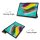 2in1 Set Etui für Samsung Galaxy Tab S5e 10.5 Zoll SM-T720 SM-T725 Tasche mit Auto Ruhemodus + Schutzfolie