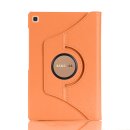 2in1 Schutzset Bookcover für Samsung Galaxy Tab S5e 10.5 Zoll SM-T720 SM-T725 Smartcover hoher Lebensdauer + Display Schutzfolie Orange