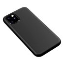 Schutzhülle für Apple iPhone 11 Pro Max 6.5 Zoll Dünn Case Tasche Outdoor Handyhülle aus TPU Stoßfest Extra Schutz Leicht Schwarz