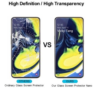 9H Schutzfolie für Samsung Galaxy A80 SM-A805 6.7 Zoll Schutzglas Glasfolie Displayfolie