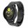 Armband aus Metall für Samsung Galaxy Watch/Active 2 / Gear Sport S2 Classic (20 mm) Smartwatch Uhrenarmband Ersatzarmband (Schwarz)