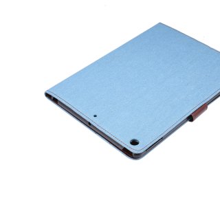 Schutzhülle für Apple iPad 10.2 2019 / 2020 mit 10.2 Zoll Denim Skin Smart Case Book Cover Hülle Etui Tasche