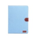 Schutzhülle für Apple iPad 10.2 2019/2020/2021 mit 10.2 Zoll Denim Skin Smart Case Book Cover Hülle Etui Tasche