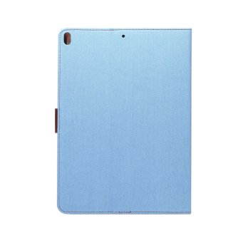 Schutzh&uuml;lle f&uuml;r Apple iPad Pro 2017 und iPad Air 3 2019 mit 10.5 Zoll Denim Skin Smart Case Book Cover H&uuml;lle Etui Tasche
