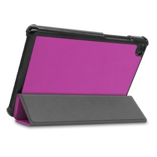 Tablet Hülle für Lenovo Tab M8 TB-8505F / TB-8505X / TB-8705F 8.0 Zoll Slim Case Etui mit Standfunktion und Auto Sleep/Wake Funktion Lila