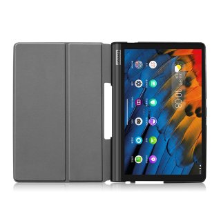 H&uuml;lle f&uuml;r Lenovo Yoga Smart Tab YT-X705F 10.1 Zoll Smart Cover Etui mit Standfunktion und Auto Sleep/Wake Funktion Lila