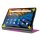 Hülle für Lenovo Yoga Smart Tab YT-X705F 10.1 Zoll Smart Cover Etui mit Standfunktion und Auto Sleep/Wake Funktion Lila