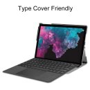 Hülle für Microsoft Surface Pro 4 5 6 7 mit 12.3 Zoll Smart Cover Etui mit Standfunktion und Auto Sleep/Wake Funktion Schwarz