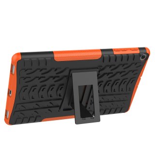 Cover f&uuml;r Samsung Galaxy Tab A 10.1 T510 T515 Outdoor Case H&uuml;lle Stand Tasche Orange