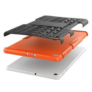 Cover für Samsung Galaxy Tab A 10.1 T510 T515 Outdoor Case Hülle Stand Tasche Orange