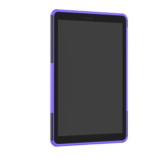 Cover für Samsung Galaxy Tab A 10.5 Zoll T590 T595 Extrem Schutz + Stativ Lila