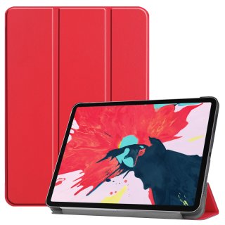 Hülle für Apple iPad Pro 11 2020 /2021/2022 11 Zoll Cover Etui mit Standfunktion und Auto Sleep/Wake Funktion Rot