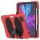 Tasche für Apple iPad Pro 11 2020/2021/2022 11 Zoll Schutzhülle mit Displayschutzfolie + Gestell Rot