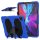 Case für Apple iPad Pro 12.9 202020/2021 20 12,9 Zoll Hülle Stoßfest mit Display Schutz + Standfuß Blau