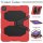 Tasche für Apple iPad Pro 12.9 2020/2021 12,9 Zoll Schutzhülle mit Displayschutzfolie + Gestell Rot