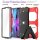 Tasche für Apple iPad Pro 12.9 2020/2021 12,9 Zoll Schutzhülle mit Displayschutzfolie + Gestell Rot